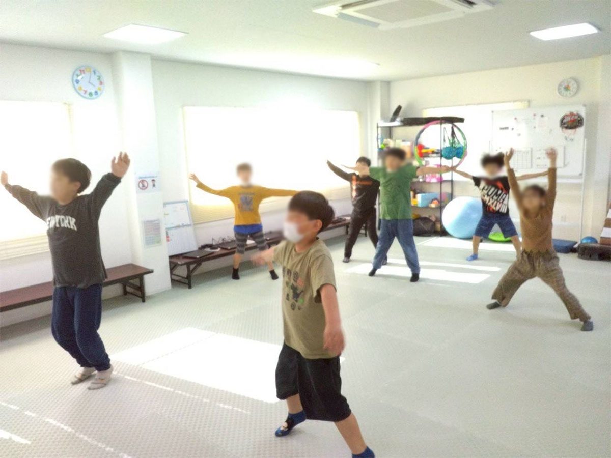 みんなで準備運動！